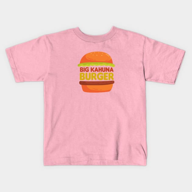 Big Kahuna Burger Kids T-Shirt by zanoradhitian